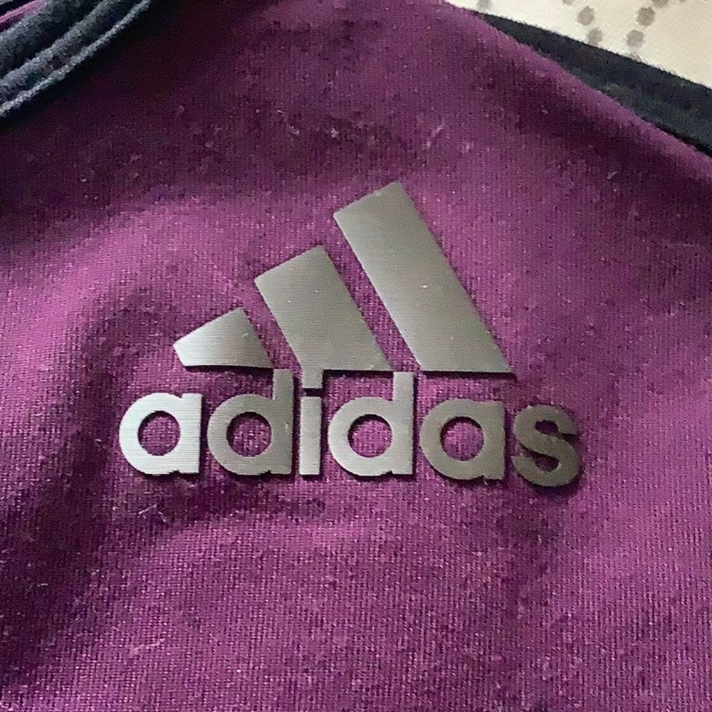 Adidas Maroon Racerback Tank - Picture 3 of 4